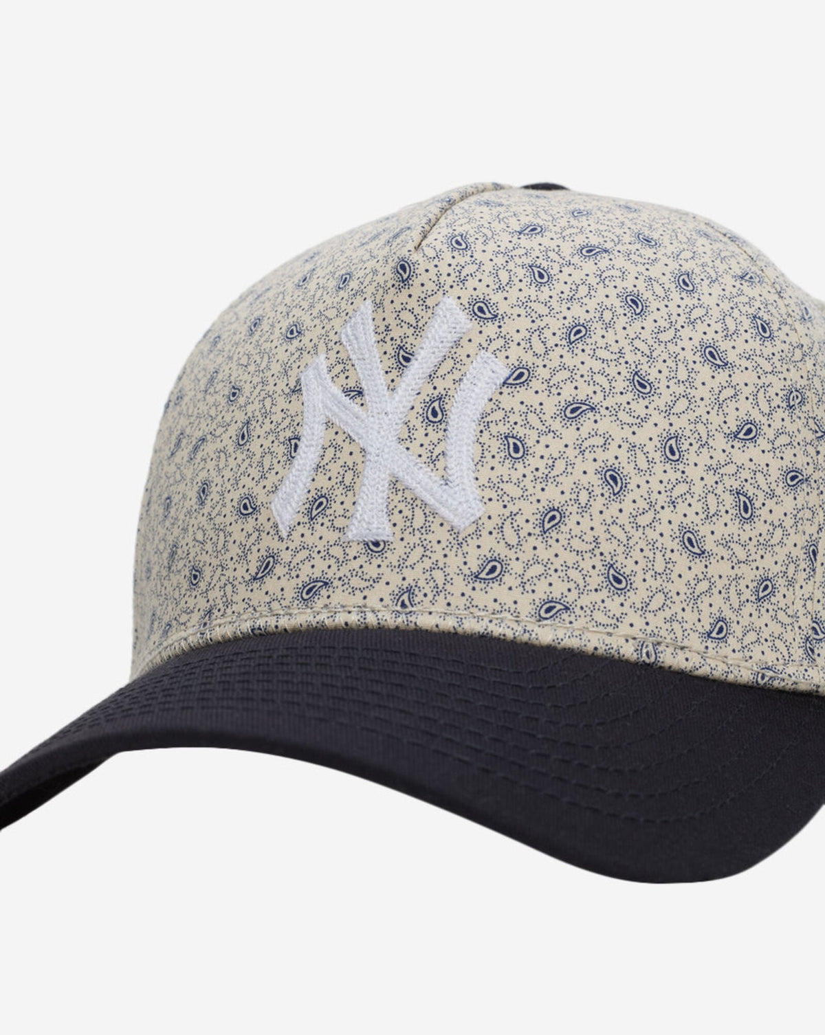 New Era 9Forty NY Yankees Paisley Cream Navy