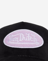 Von Dutch Trucker Cap Black Pink Chenille