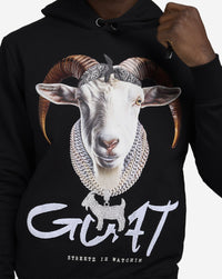 Streetz Iz Watchin GOAT Hoodie Black