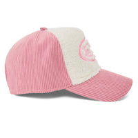 Von Dutch Trucker Cap Pink Sherpa White