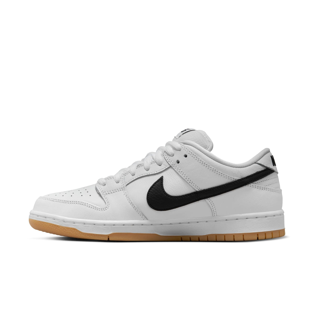 Nike SB Dunk Low Pro "White/Black-White-Gum Light Brown"