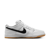 Nike SB Dunk Low Pro "White/Black-White-Gum Light Brown"