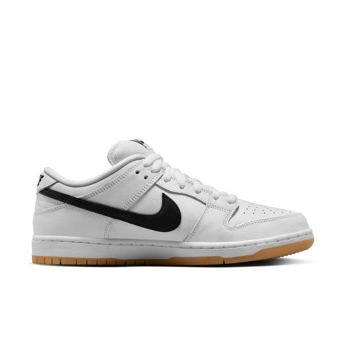 Nike SB Dunk Low Pro "White/Black-White-Gum Light Brown"