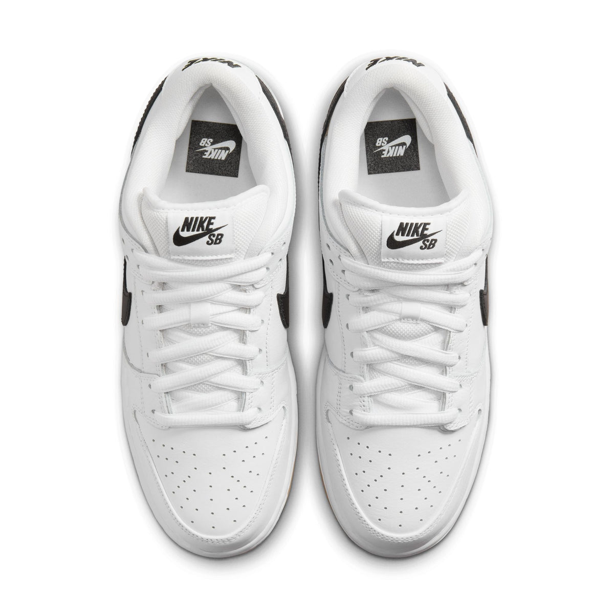 Nike SB Dunk Low Pro "White/Black-White-Gum Light Brown"
