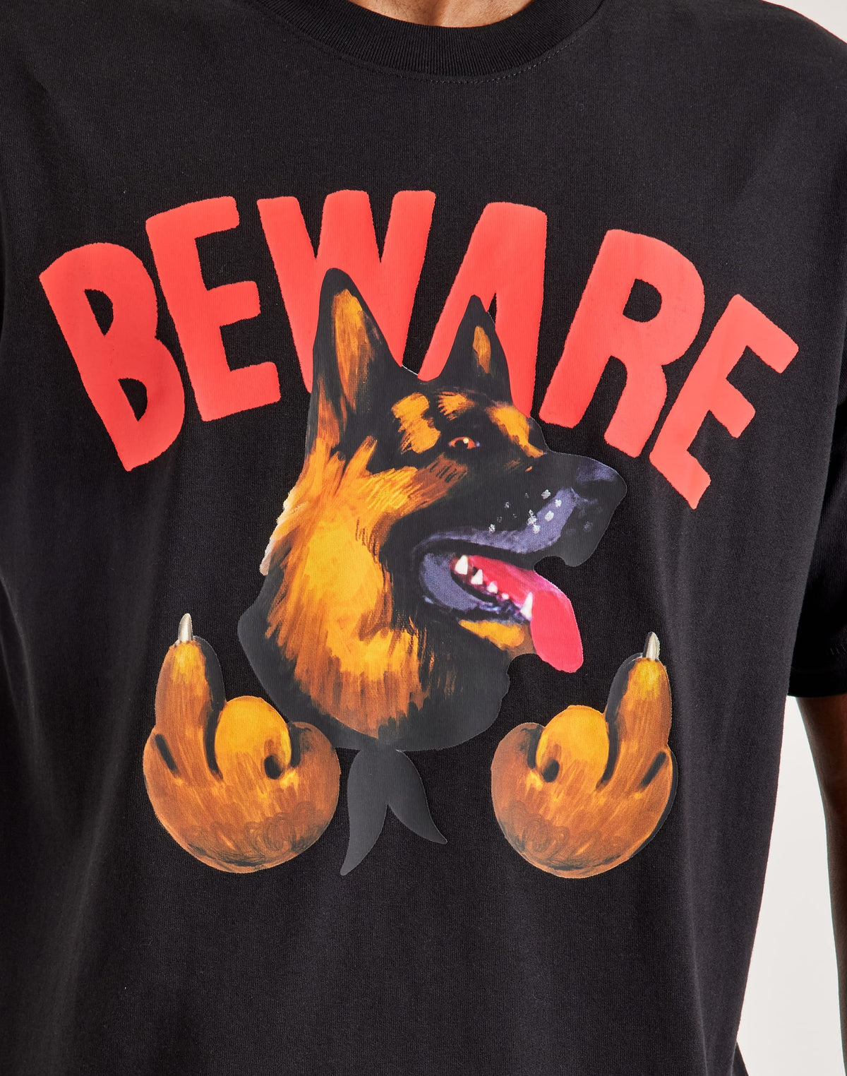 Beware Market Tee Black
