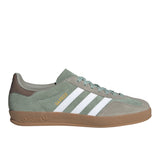 Adidas Gazelle Indoor Silver Pebble Linen Green