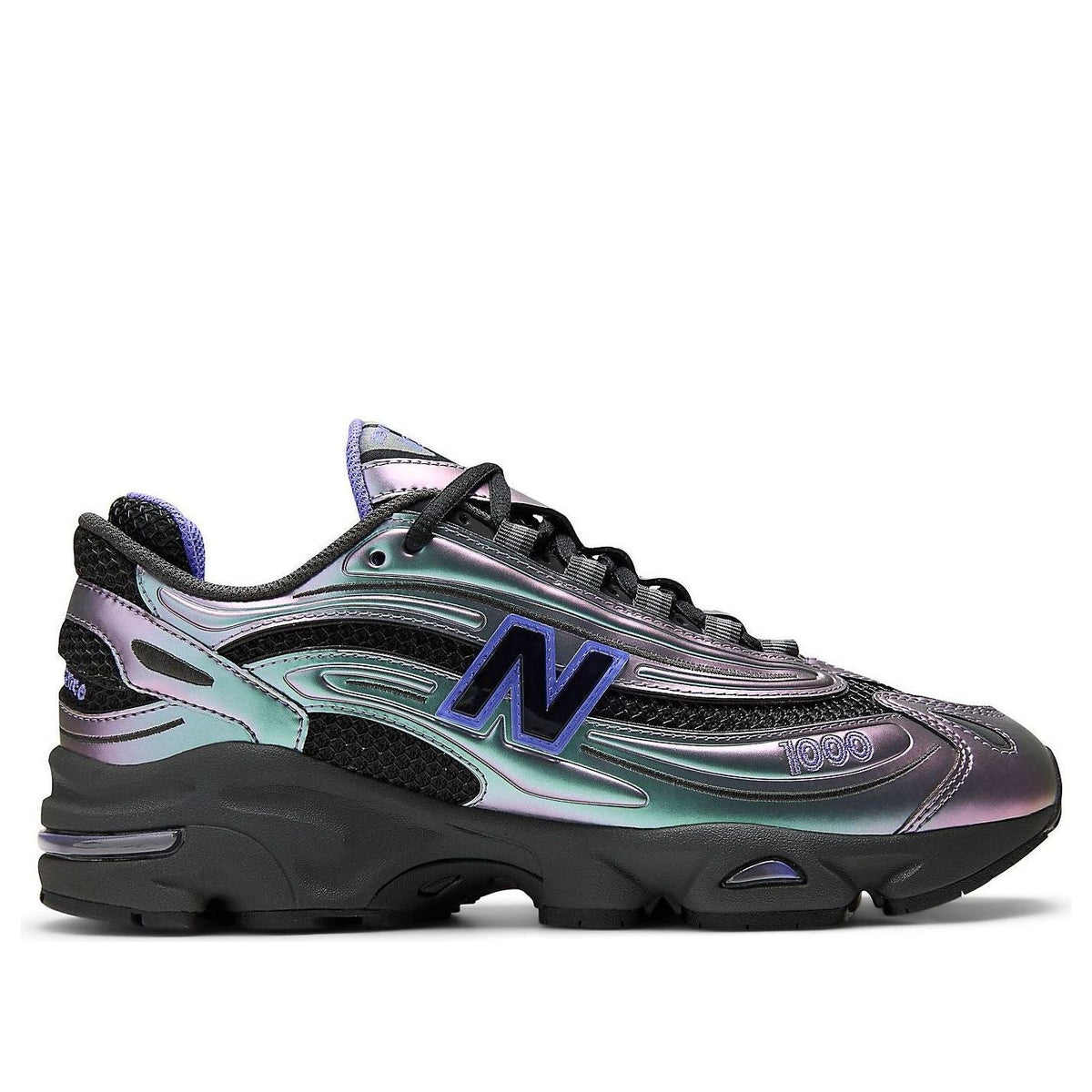 New Balance 1000 "Faded Black with Electric Indigo"