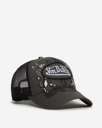 Von Dutch Trucker Cap Flying Eye Olive Black