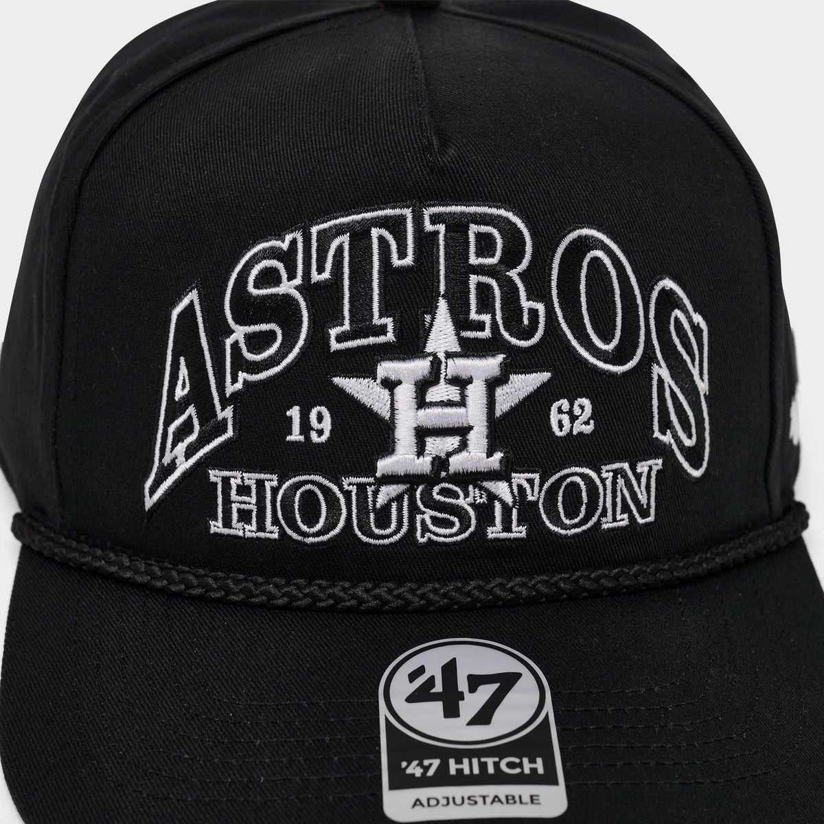 '47 Brand Houston Astros Hitch Snapback Black