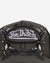Von Dutch Trucker Cap Flying Eye Olive Black