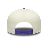 New Era 9Fifty LA Lakers Champions Cream Purple