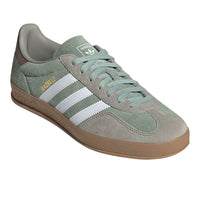 Adidas Gazelle Indoor Silver Pebble Linen Green