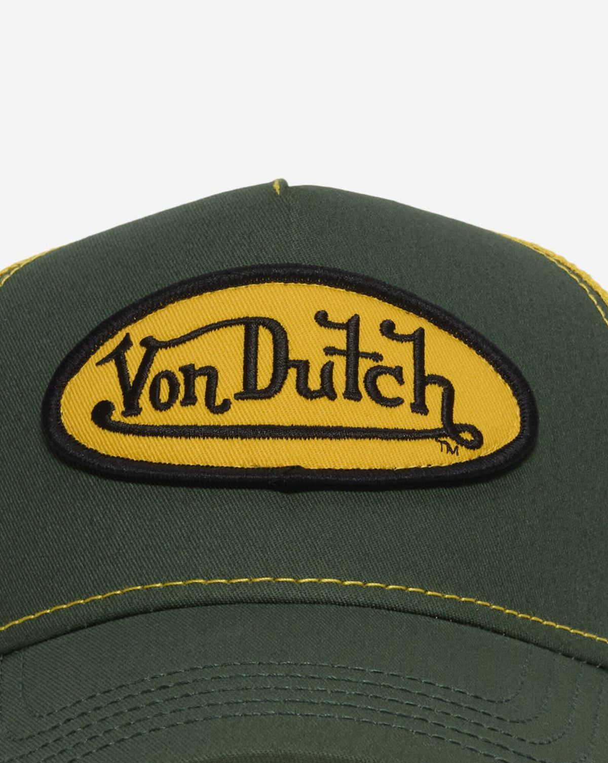 Von Dutch Trucker Cap Green Yellow