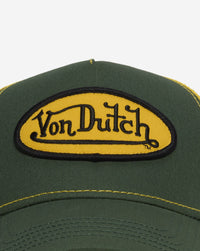 Von Dutch Trucker Cap Green Yellow
