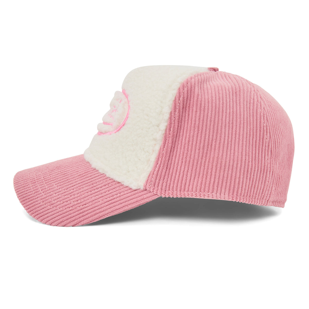 Von Dutch Trucker Cap Pink Sherpa White