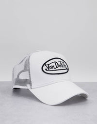 Von Dutch Trucker Cap White Black