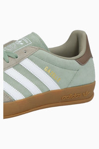 Adidas Gazelle Indoor Silver Pebble Linen Green
