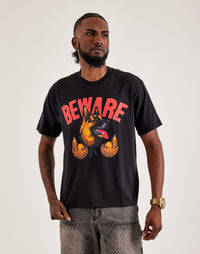 Beware Market Tee Black
