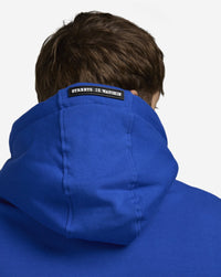 Streetz Iz Watchin Hustle Bear Hoodie Blue