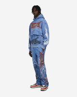 Smoke Rise Dystopian Tribal Print Stack Pant