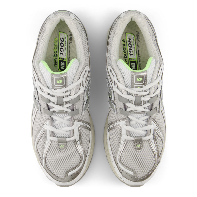New Balance 1906R Silver Metallic Nightwatch Green