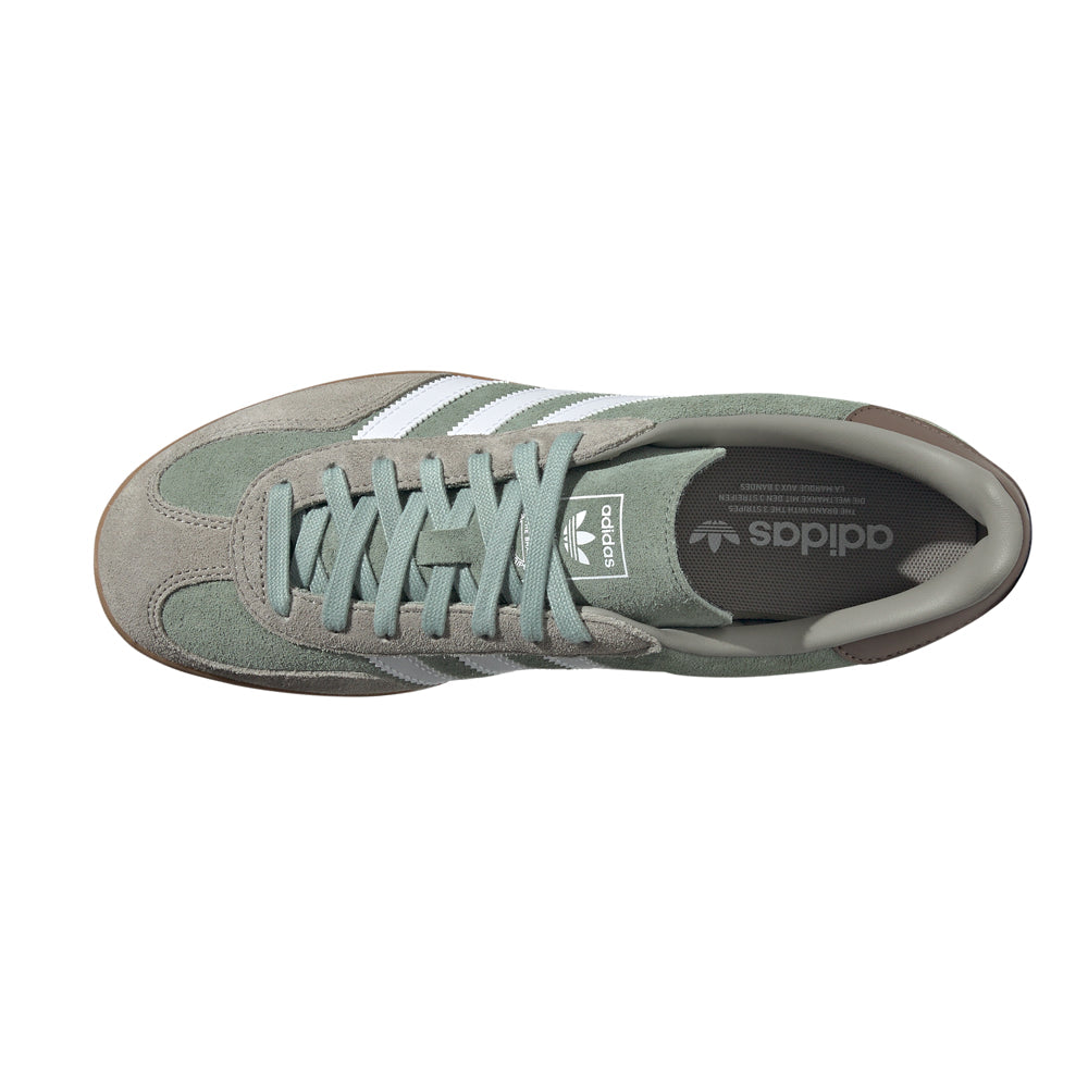 Adidas Gazelle Indoor Silver Pebble Linen Green