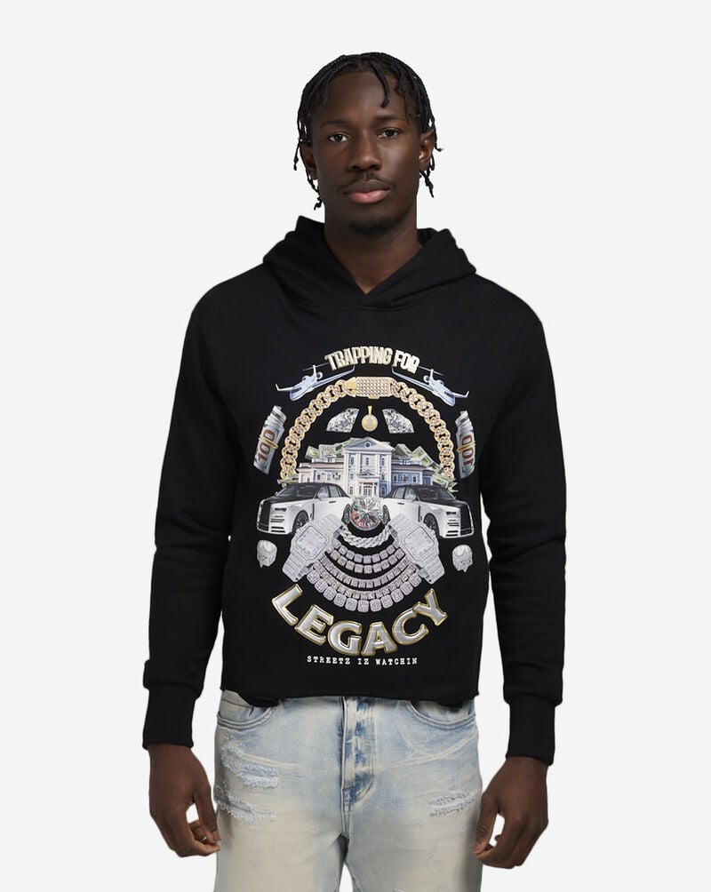 Streetz Iz Watchin Trapping For Legacy Hoodie Black
