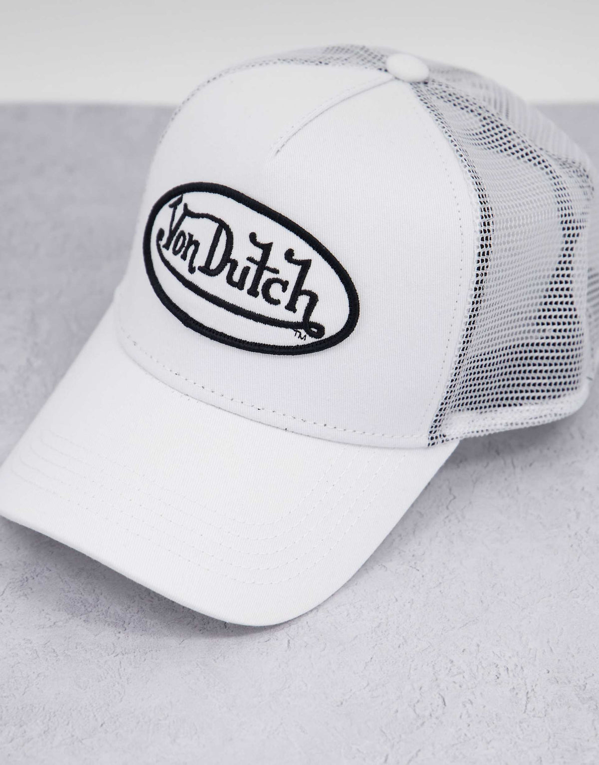 Von Dutch Trucker Cap White Black