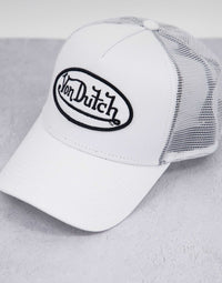 Von Dutch Trucker Cap White Black