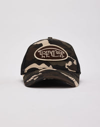 Von Dutch Trucker Cap Skull Black