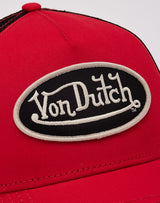 Von Dutch Trucker Cap Red Black