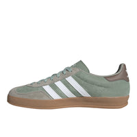 Adidas Gazelle Indoor Silver Pebble Linen Green