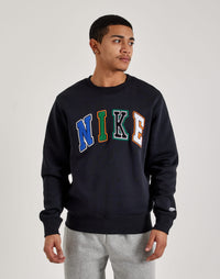 Nike Sportswear Club Fleece Crew Varsity Letters
