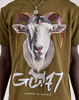 Streetz Iz Watchin G047 GOAT Tee Olive