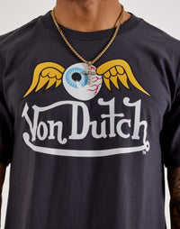 Von Dutch Flying Eye Tee Charcoal