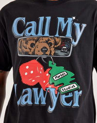 Market Studios Call My Lawyer Tee Black