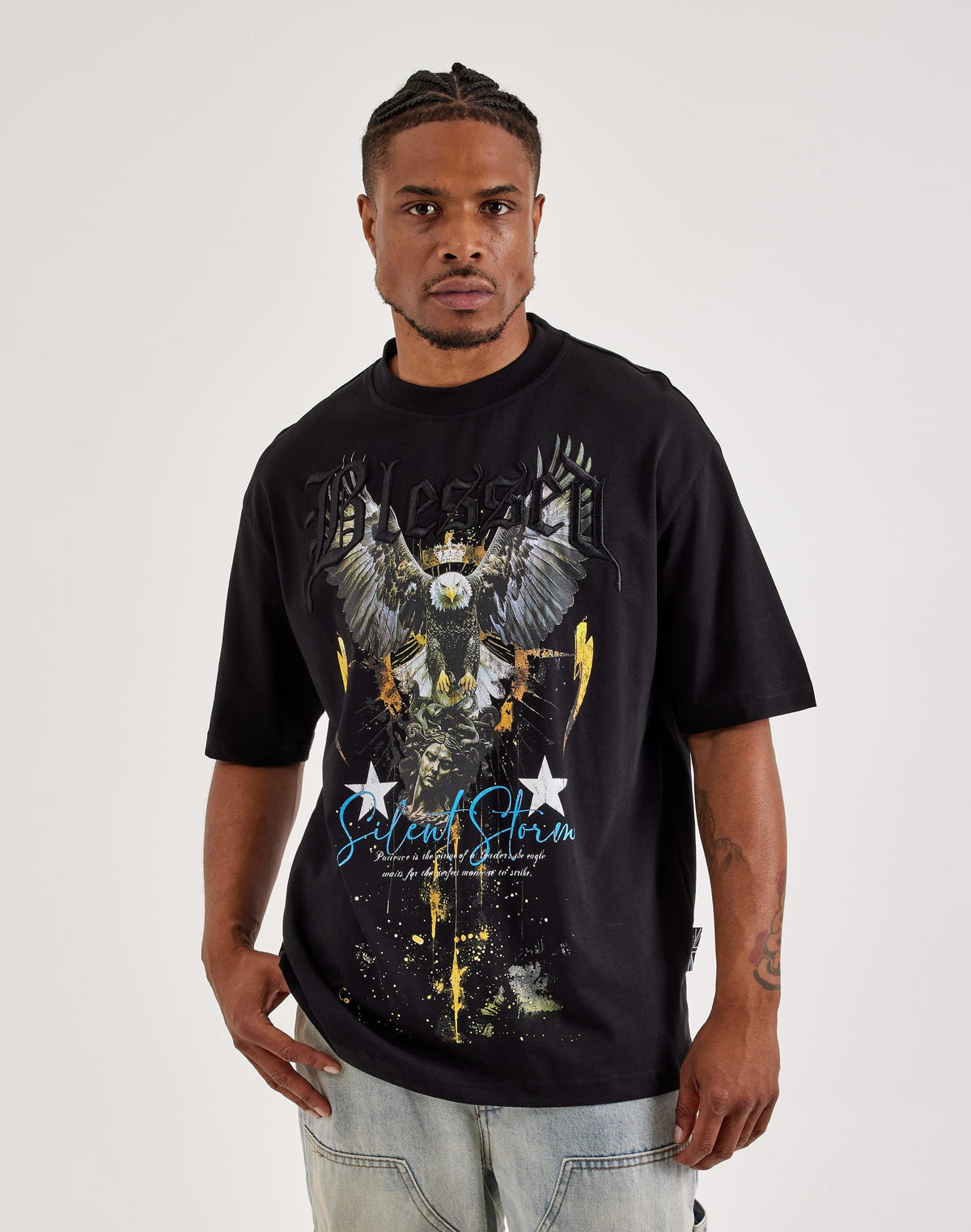Blessed Silent Storm Eagle Tee Black