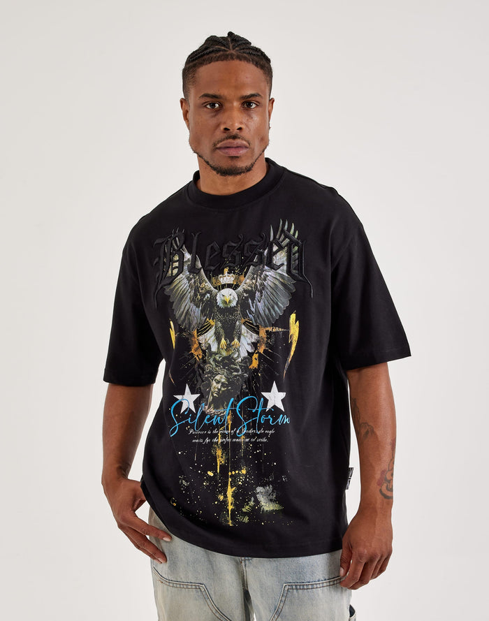 Blessed Silent Storm Eagle Tee Black