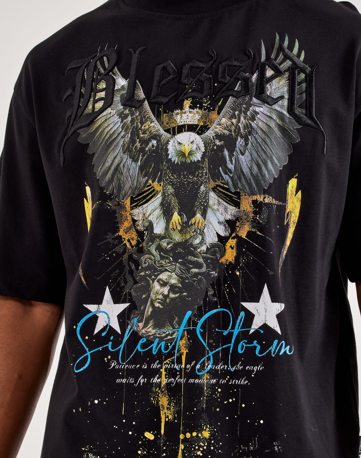 Blessed Silent Storm Eagle Tee Black