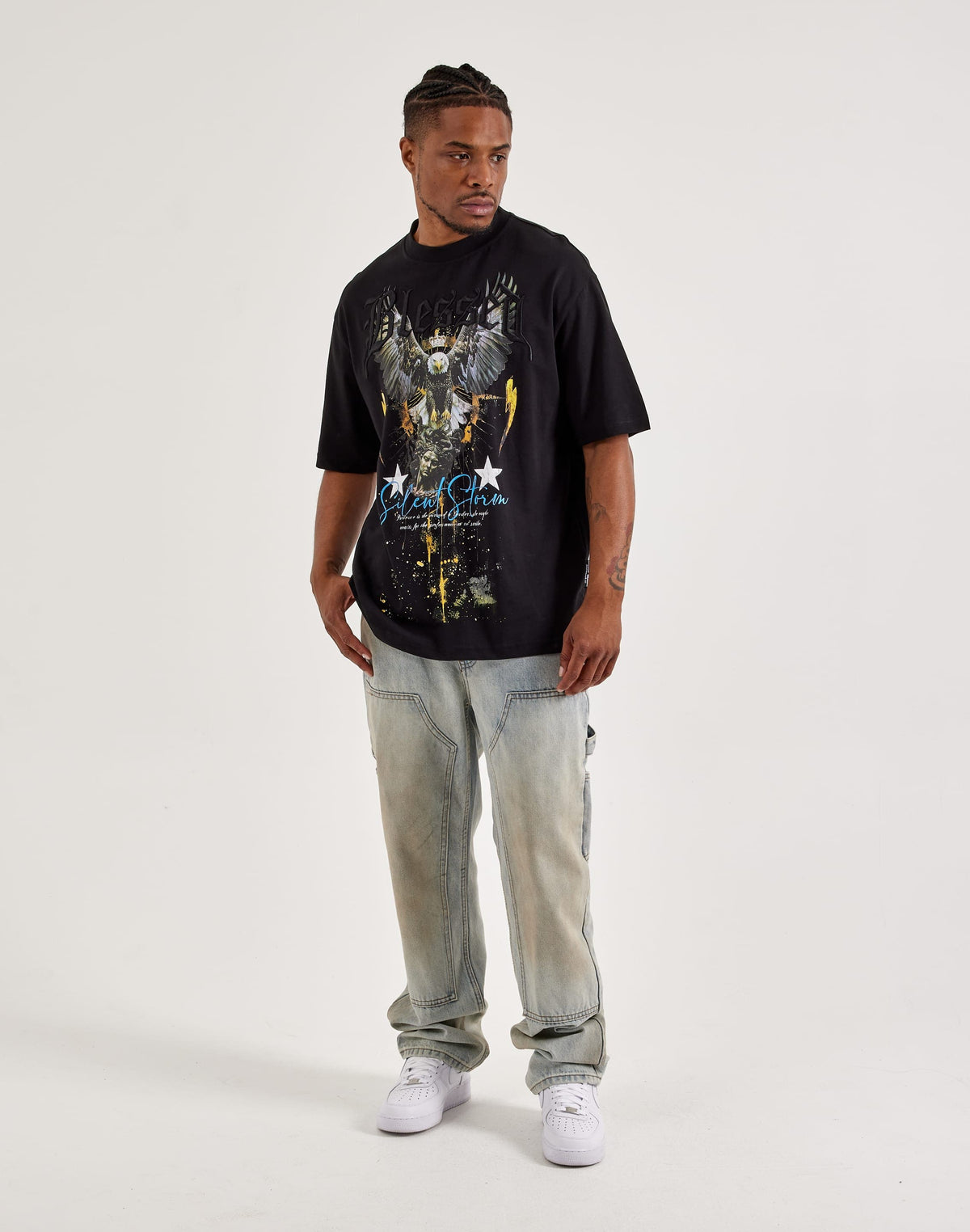 Blessed Silent Storm Eagle Tee Black