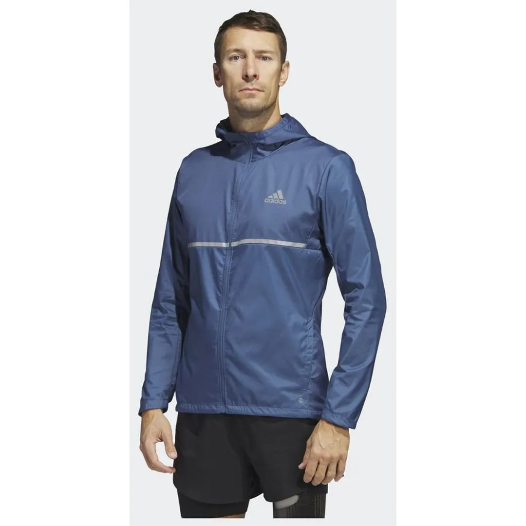 Adidas Running Jacket Blue Reflective