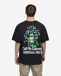 Market Studios Call My Lawyer Frog Tee Black