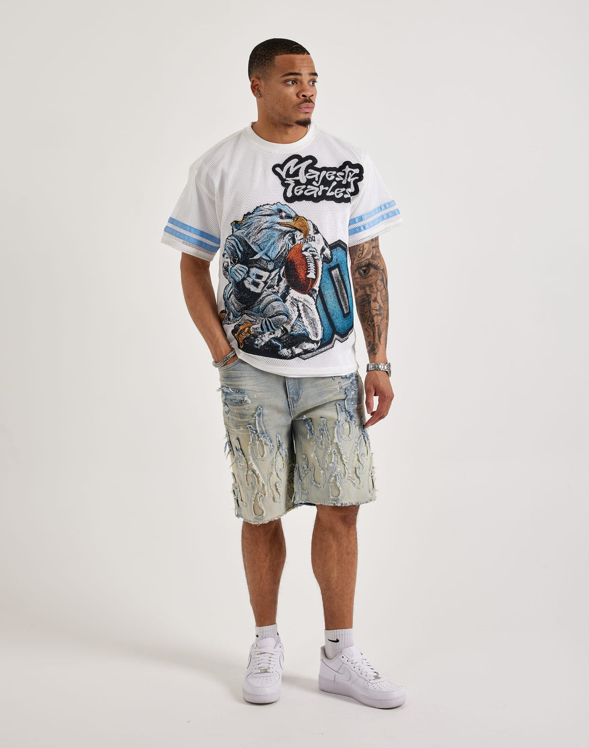 Tee Majestik Eagle Mesh